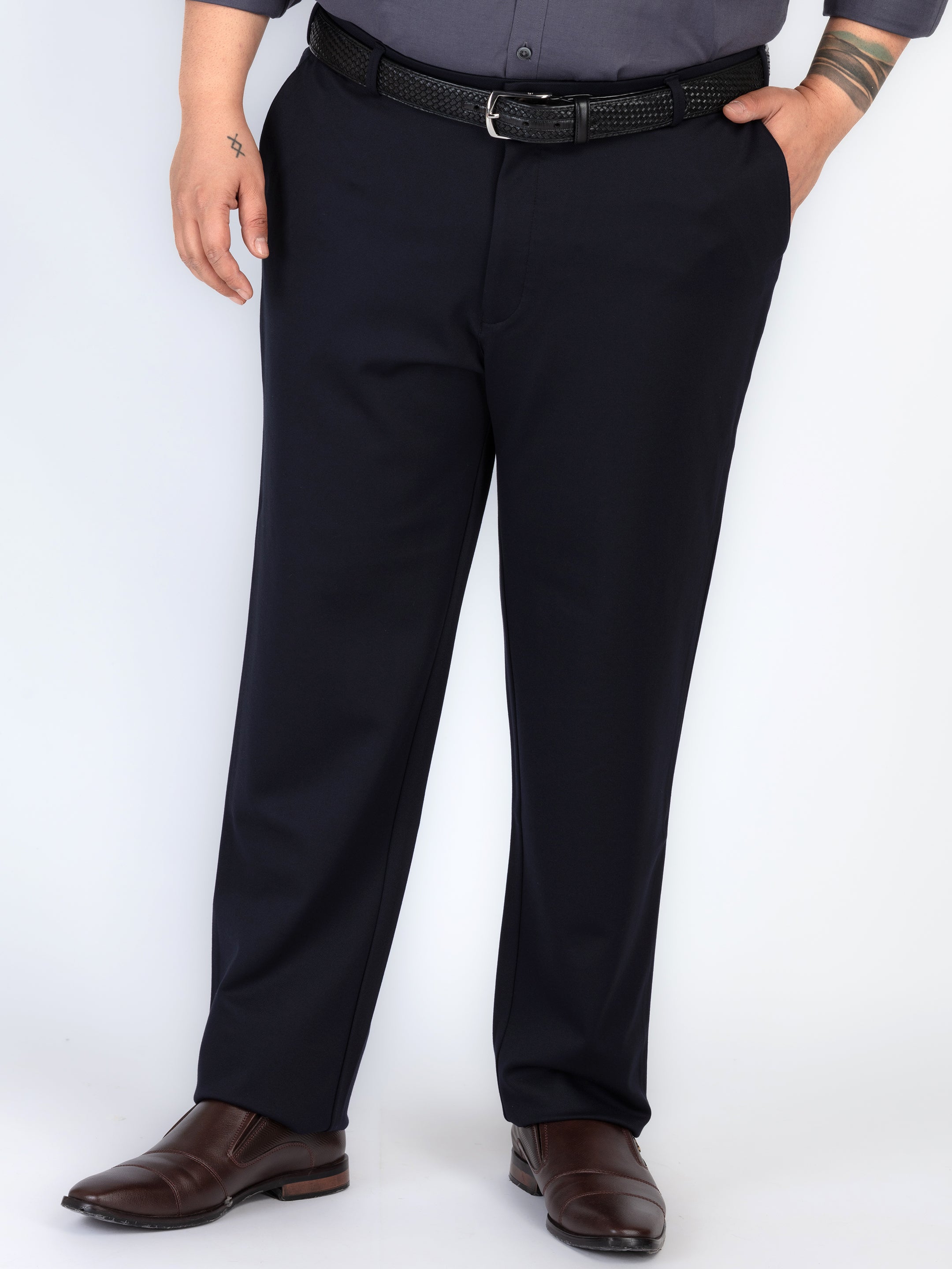 WHATZ Premium Tailored Formal Trousers for Men