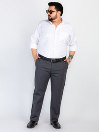 Whatz Solid Refined Formal Trousers For Men