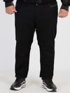 WHATZ Black Jeans in Cotton Spandex Blend for Men