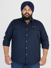 WHATZ Dual Pocket Cotton Shirt for Men