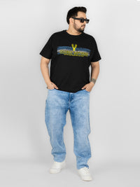 WHATZ Drift Stone-Wash Relaxed Denim Jeans for Men