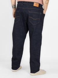 WHATZ Raw-Edge Relaxed Denim Jeans for Men