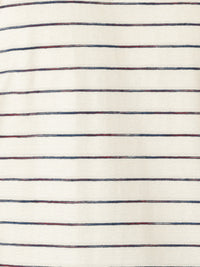 WHATZ Linear Texture Crew Round Neck T-Shirt for Men