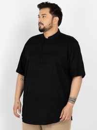 WHATZ Core Mandarian Fusion Short Kurta for Men