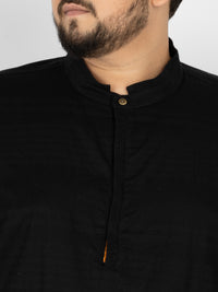 WHATZ Core Mandarian Fusion Short Kurta for Men