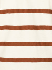 WHATZ Prime Geo-Stripe Jacquard Polo T-Shirt for Men