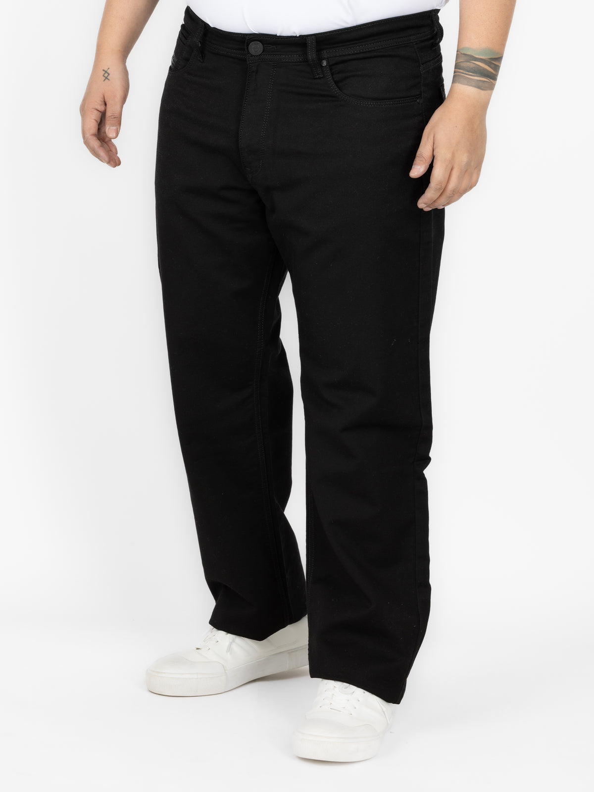 WHATZ Daily Straight Fit Denim for Men