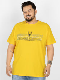 WHATZ Change Nothing Slogan Graphic Round Neck T-Shirt For Men
