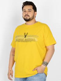WHATZ Change Nothing Slogan Graphic Round Neck T-Shirt For Men