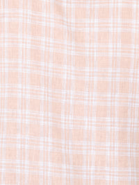 WHATZ Grid Checked Half Sleeve Shirt For Men