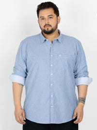 WHATZ Premium Oxford Shirt for Men Full Sleeves