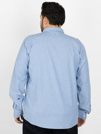 WHATZ Premium Oxford Shirt for Men Full Sleeves