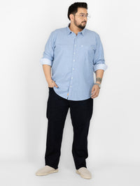 WHATZ Premium Oxford Shirt for Men Full Sleeves