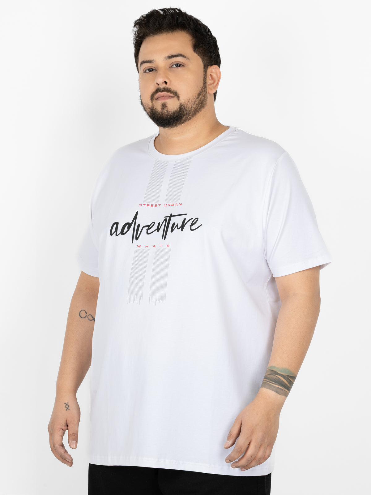 WHATZ Adventure Street Urban Graphic T-Shirt for Men