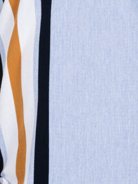 WHATZ Kinetic Stripe Polo T-Shirt for Men