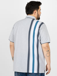 WHATZ Kinetic Stripe Polo T-Shirt for Men