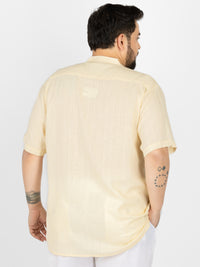 WHATZ Pinnacle Pinstripe Short Kurta for Men