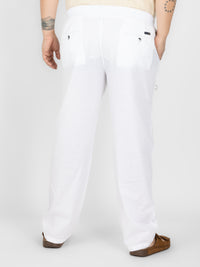 WHATZ Men Linen Drawstring Pants