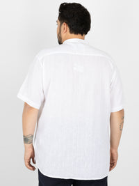 WHATZ Pinnacle Pinstripe Short Kurta for Men