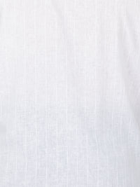 WHATZ Pinnacle Pinstripe Short Kurta for Men