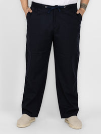WHATZ Men Linen Drawstring Pants