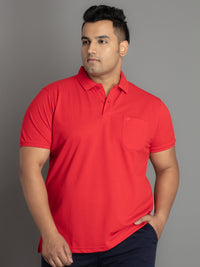 SO WHAT Collared Half-Sleeve Polo T-Shirt for Men