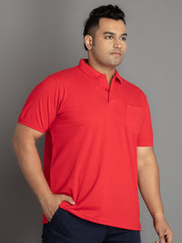 SO WHAT Collared Half-Sleeve Polo T-Shirt for Men