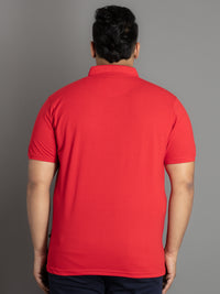 SO WHAT Collared Half-Sleeve Polo T-Shirt for Men