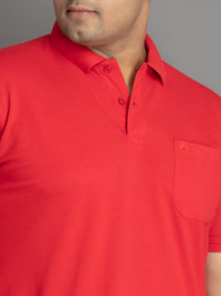 SO WHAT Collared Half-Sleeve Polo T-Shirt for Men
