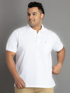 SO WHAT Classic Collared Half-Sleeve T-Shirt for Men